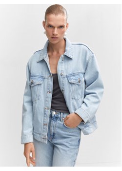 Mango Kurtka jeansowa Alaia 57050344 Niebieski Oversize ze sklepu MODIVO w kategorii Kurtki damskie - zdjęcie 169287484