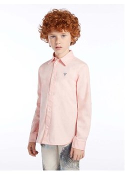 Guess Koszula L81H14 WE5W0 Różowy Regular Fit ze sklepu MODIVO w kategorii Koszule chłopięce - zdjęcie 169287580