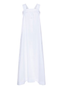Max Mara Leisure Sukienka letnia Cappa 32210706 Biały Regular Fit ze sklepu MODIVO w kategorii Sukienki - zdjęcie 169287584