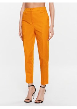 Sisley Chinosy 4IULLF00V Pomarańczowy Regular Fit ze sklepu MODIVO w kategorii Spodnie damskie - zdjęcie 169288030