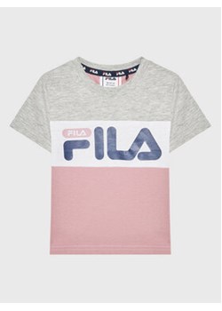 Fila T-Shirt College Station FAK0063 Różowy Regular Fit ze sklepu MODIVO w kategorii T-shirty chłopięce - zdjęcie 169288092