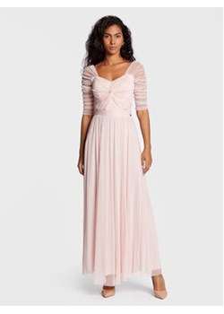 Rinascimento Sukienka wieczorowa CFC0110331003 Różowy Regular Fit ze sklepu MODIVO w kategorii Sukienki - zdjęcie 169288100