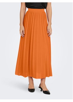ONLY Spódnica plisowana 15277887 Pomarańczowy Regular Fit ze sklepu MODIVO w kategorii Spódnice - zdjęcie 169288344