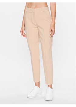 ONLY Spodnie materiałowe 15242597 Beżowy Slim Fit ze sklepu MODIVO w kategorii Spodnie damskie - zdjęcie 169288704
