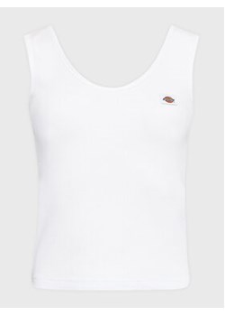 Dickies Top Mapleton DK0A4XB9 Biały Slim Fit ze sklepu MODIVO w kategorii Bluzki damskie - zdjęcie 169288832