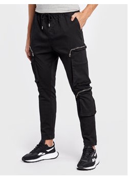 Brave Soul Spodnie materiałowe MTR-MARIO Czarny Regular Fit ze sklepu MODIVO w kategorii Spodnie męskie - zdjęcie 169289100