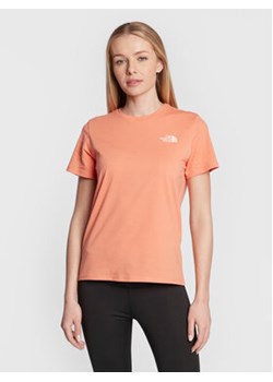 The North Face T-Shirt Foundation Graphic NF0A55B2 Pomarańczowy Regular Fit ze sklepu MODIVO w kategorii Bluzki damskie - zdjęcie 169289213