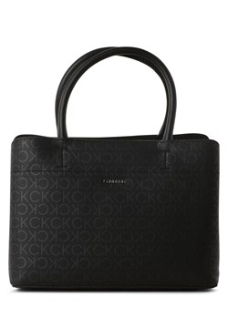 Calvin Klein Torebka damska Kobiety Sztuczne włókno czarny jednolity ze sklepu vangraaf w kategorii Torby Shopper bag - zdjęcie 169292171