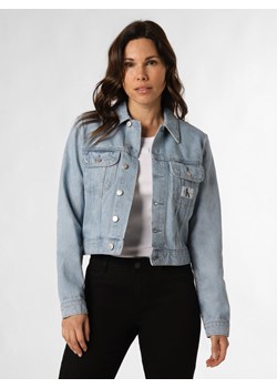 Calvin Klein Jeans Damska kurtka dżinsowa Kobiety Bawełna light stone jednolity ze sklepu vangraaf w kategorii Kurtki damskie - zdjęcie 169292173