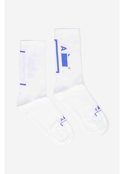 A-COLD-WALL* skarpetki Barcket Sock kolor biały ACWMSK027-WHITE ze sklepu ANSWEAR.com w kategorii Skarpetki męskie - zdjęcie 169293982