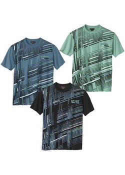 Zestaw 3 koszulek Sport Graphic ze sklepu Atlas For Men w kategorii T-shirty męskie - zdjęcie 169294383