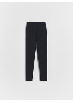 Reserved - Ocieplane legginsy - czarny ze sklepu Reserved w kategorii Spodnie dziewczęce - zdjęcie 169294393