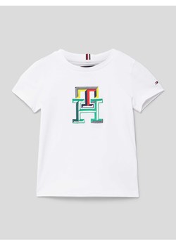 T-shirt z wyhaftowanym logo ze sklepu Peek&Cloppenburg  w kategorii T-shirty chłopięce - zdjęcie 169295124
