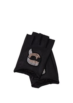 Karl Lagerfeld Skórzane rękawiczki k/ikonik 2.0 rhnstn fl ze sklepu Gomez Fashion Store w kategorii Rękawiczki damskie - zdjęcie 169295803