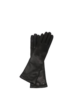 Weekend MaxMara Skórzane rękawiczki SENAPE | z dodatkiem wełny ze sklepu Gomez Fashion Store w kategorii Rękawiczki damskie - zdjęcie 169295833
