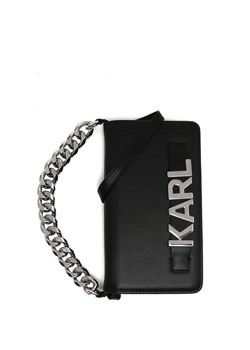 Karl Lagerfeld Etui na telefon IPHONE 12 PRO MAX | z dodatkiem skóry ze sklepu Gomez Fashion Store w kategorii Etui - zdjęcie 169296413