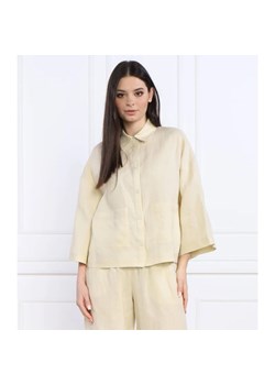 Max Mara Leisure Lniana koszula ANGORA | Oversize fit ze sklepu Gomez Fashion Store w kategorii Koszule damskie - zdjęcie 169297733