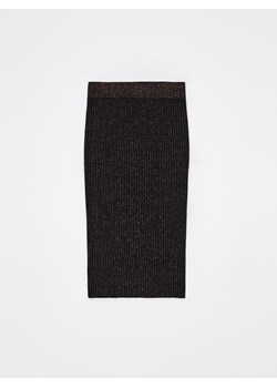 Mohito - Spódnica midi z błyszczącą nitką - czarny ze sklepu Mohito w kategorii Spódnice - zdjęcie 169313072