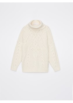 Mohito - Kremowy sweter z golfem - kremowy ze sklepu Mohito w kategorii Swetry damskie - zdjęcie 169314641