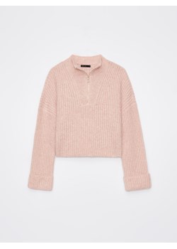 Mohito - Dzianinowy sweter - pastelowy różowy ze sklepu Mohito w kategorii Swetry damskie - zdjęcie 169314842