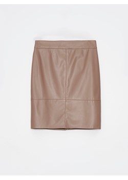 Mohito - Ołówkowa spódnica mini - brązowy ze sklepu Mohito w kategorii Spódnice - zdjęcie 169315350