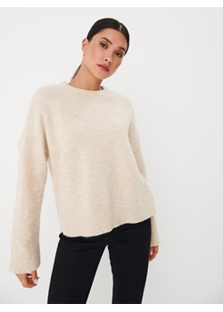 Mohito - Kremowy sweter z wełną - kremowy ze sklepu Mohito w kategorii Swetry damskie - zdjęcie 169316060