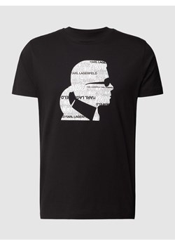 T-shirt z nadrukiem z logo ze sklepu Peek&Cloppenburg  w kategorii T-shirty męskie - zdjęcie 169318114