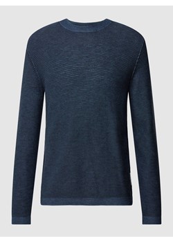 Sweter z dzianiny z efektem melanżu ze sklepu Peek&Cloppenburg  w kategorii Swetry męskie - zdjęcie 169318271