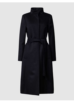 Płaszcz kaszmirowy z wiązanym paskiem model ‘CASENOSA’ ze sklepu Peek&Cloppenburg  w kategorii Płaszcze damskie - zdjęcie 169318560
