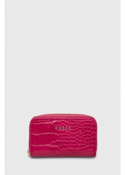 Guess portfel damski kolor różowy PW7448 P4211 ze sklepu ANSWEAR.com w kategorii Portfele damskie - zdjęcie 169318730