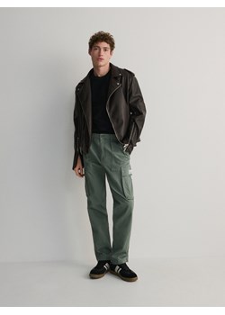 Reserved - Spodnie cargo - zielony ze sklepu Reserved w kategorii Spodnie męskie - zdjęcie 169322244