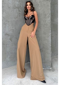 Spodnie TORMENDA CAMEL ze sklepu Ivet Shop w kategorii Spodnie damskie - zdjęcie 169322651