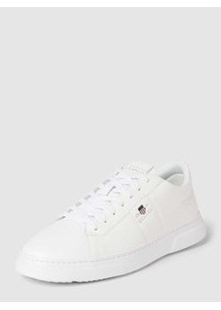 Sneakersy ze skóry z detalami z logo model ‘Joree’ ze sklepu Peek&Cloppenburg  w kategorii Trampki męskie - zdjęcie 169323771