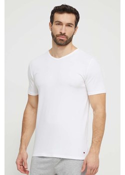 Tommy Hilfiger t-shirt bawełniany 3-pack męski kolor biały gładki UM0UM03137 ze sklepu ANSWEAR.com w kategorii T-shirty męskie - zdjęcie 169324944