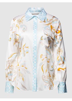 Bluzka jedwabna ze wzorem na całej powierzchni ze sklepu Peek&Cloppenburg  w kategorii Koszule damskie - zdjęcie 169330671