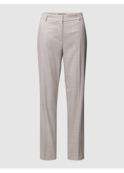 Spodnie o wąskim kroju ze wzorem w kratę glencheck ze sklepu Peek&Cloppenburg  w kategorii Spodnie damskie - zdjęcie 169330673