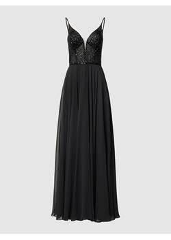 Sukienka wieczorowa z obszyciem cekinami ze sklepu Peek&Cloppenburg  w kategorii Sukienki - zdjęcie 169331073