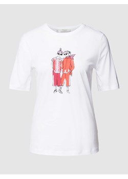 T-shirt z nadrukowanym motywem ze sklepu Peek&Cloppenburg  w kategorii Bluzki damskie - zdjęcie 169331181