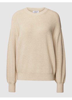 Sweter z dzianiny o kroju oversized z fakturowanym wzorem model ‘Acentia’ ze sklepu Peek&Cloppenburg  w kategorii Swetry damskie - zdjęcie 169331320