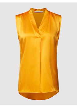 Top bluzkowy z mieszanki jedwabiu z dekoltem w serek ze sklepu Peek&Cloppenburg  w kategorii Bluzki damskie - zdjęcie 169331363