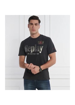 Replay T-shirt | Regular Fit ze sklepu Gomez Fashion Store w kategorii T-shirty męskie - zdjęcie 169335014