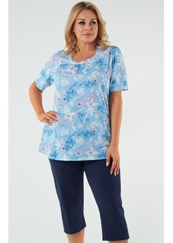 Dwuczęściowa piżama damska Lorea, Kolor niebiesko-granatowy, Rozmiar M, Italian Fashion ze sklepu Primodo w kategorii Piżamy damskie - zdjęcie 169335652