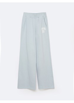 Spodnie dziewczęce dresowe z prostą nogawką błękitne Longencja 401/ Michelle 401 ze sklepu Big Star w kategorii Spodnie damskie - zdjęcie 169336834