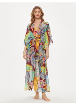 Guess Sukienka plażowa E4GK08 WE550 Kolorowy Regular Fit ze sklepu MODIVO w kategorii Sukienki - zdjęcie 169340054
