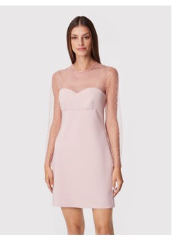 Red Valentino Sukienka koktajlowa 1R3VAES5 Różowy Slim Fit ze sklepu MODIVO w kategorii Sukienki - zdjęcie 169341232