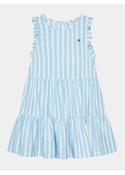 Tommy Hilfiger Sukienka codzienna KG0KG07179 D Niebieski Regular Fit ze sklepu MODIVO w kategorii Sukienki dziewczęce - zdjęcie 169341310