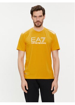 EA7 Emporio Armani T-Shirt 3DPT29 PJULZ 1680 Pomarańczowy Regular Fit ze sklepu MODIVO w kategorii T-shirty męskie - zdjęcie 169341520