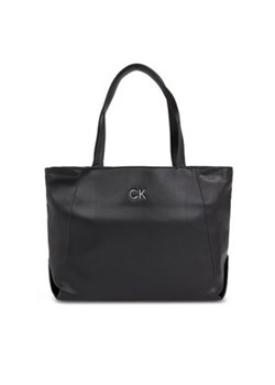 Calvin Klein Torebka Ck Daily Shopper Medium Pebble K60K611766 Czarny ze sklepu MODIVO w kategorii Torby Shopper bag - zdjęcie 169341651
