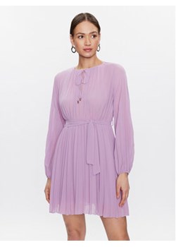 ViCOLO Sukienka codzienna TE0130 Fioletowy Regular Fit ze sklepu MODIVO w kategorii Sukienki - zdjęcie 169341812
