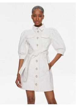 Custommade Sukienka jeansowa Karly 999448456 Biały Regular Fit ze sklepu MODIVO w kategorii Sukienki - zdjęcie 169341823